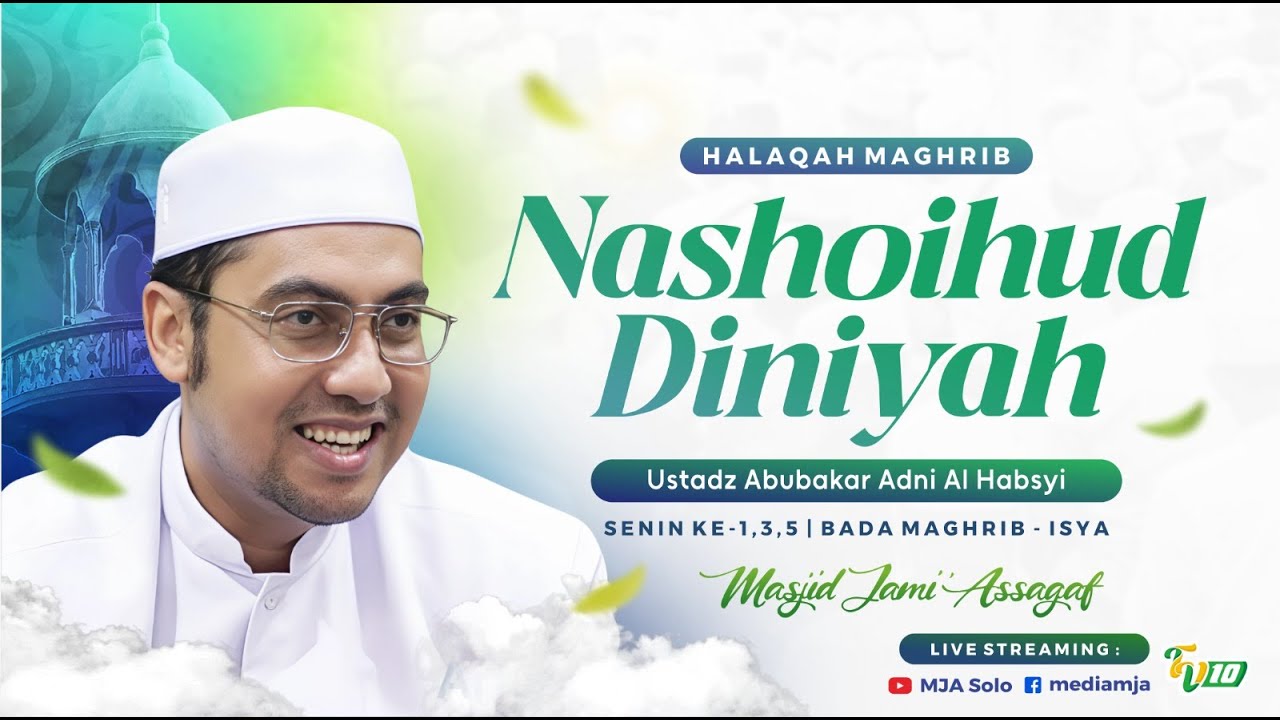 🔴Halaqoh Maghrib | Kitab Nashoihud Diniyah | Ustadz Abubakar Adni Alhabsyi | 1/12/2025