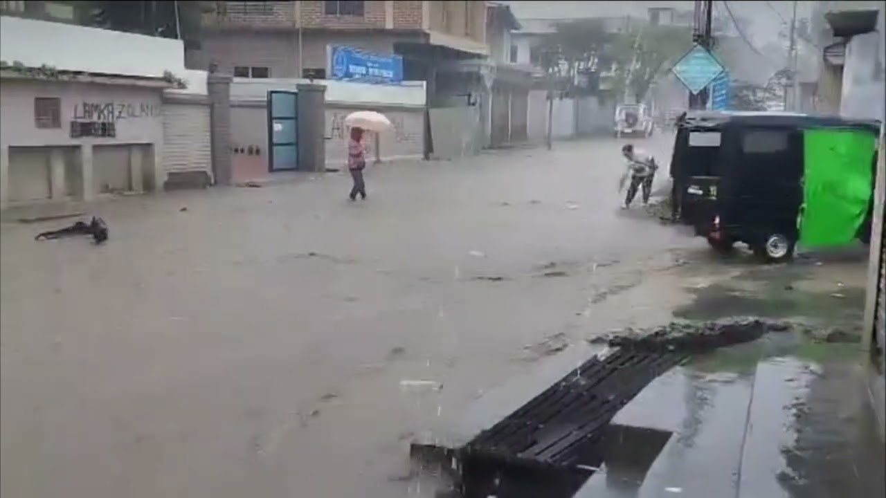 Churachandpur Town, Cyclone Remal Impacts, May 28, 2024.🌀