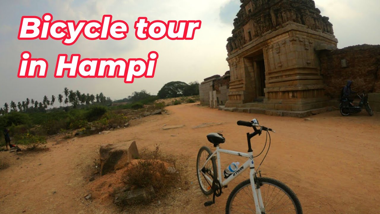 Exploring Hampi on a bicycle ride