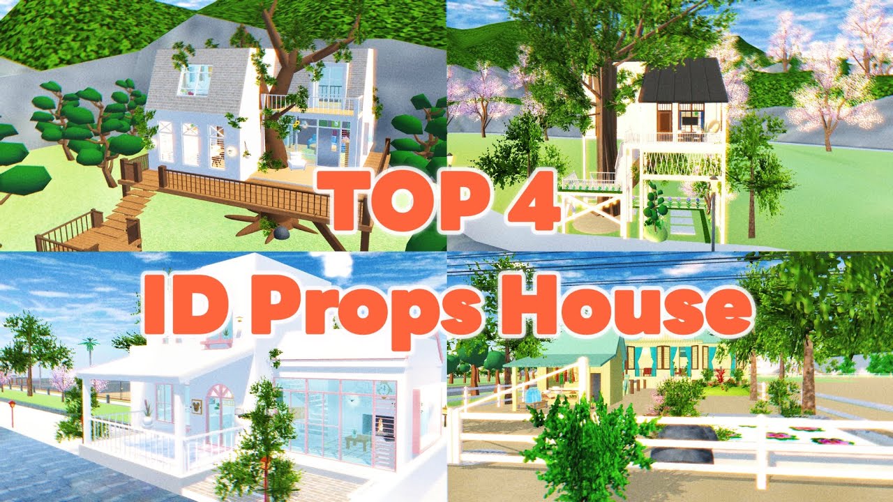 [Bagi Bagi ID]TOP 4 ID Props House ‖ Sakura School Simulator