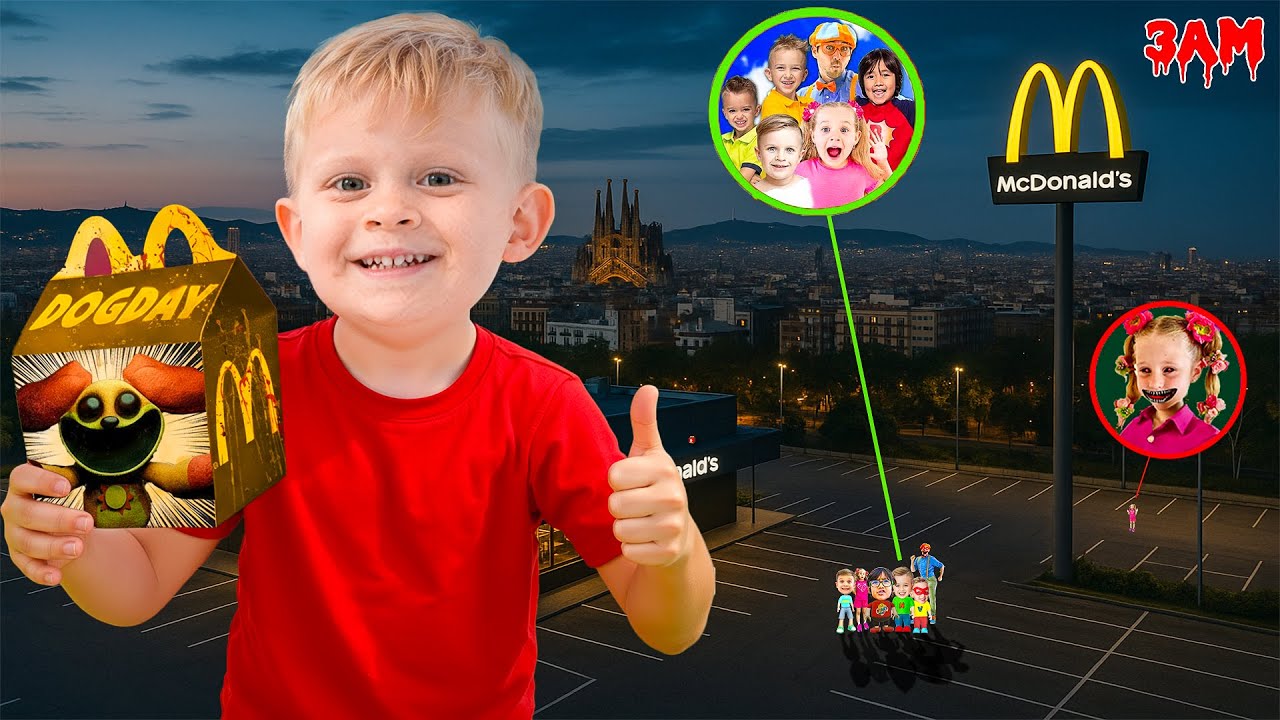 НЕ ЗАКАЗЫВАЙТЕ Владу и Ники, Оливеру - DogDay Happy Meal в 3 часа ночи – ЭТО ОПАСНО!