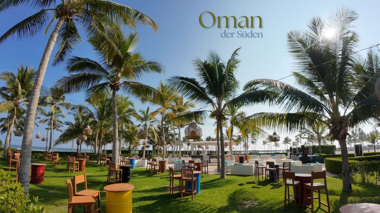 Oman der Süden - Salala - Juweira Boutique Hotel - Wadi Darbat  - Gravity point - Fazayah beach - 4K