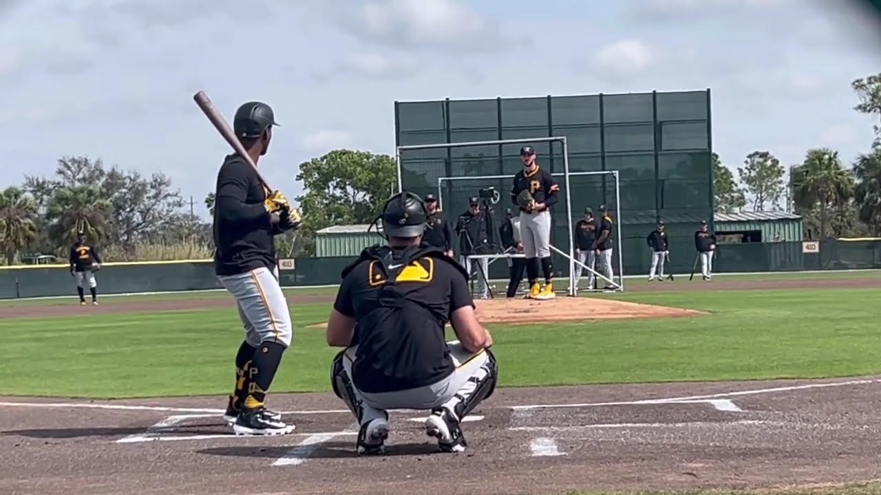 Andrew McCutchen vs Paul Skenes Live Batting Practice with Boston Red Sox (2025 MLB Spring Training)
