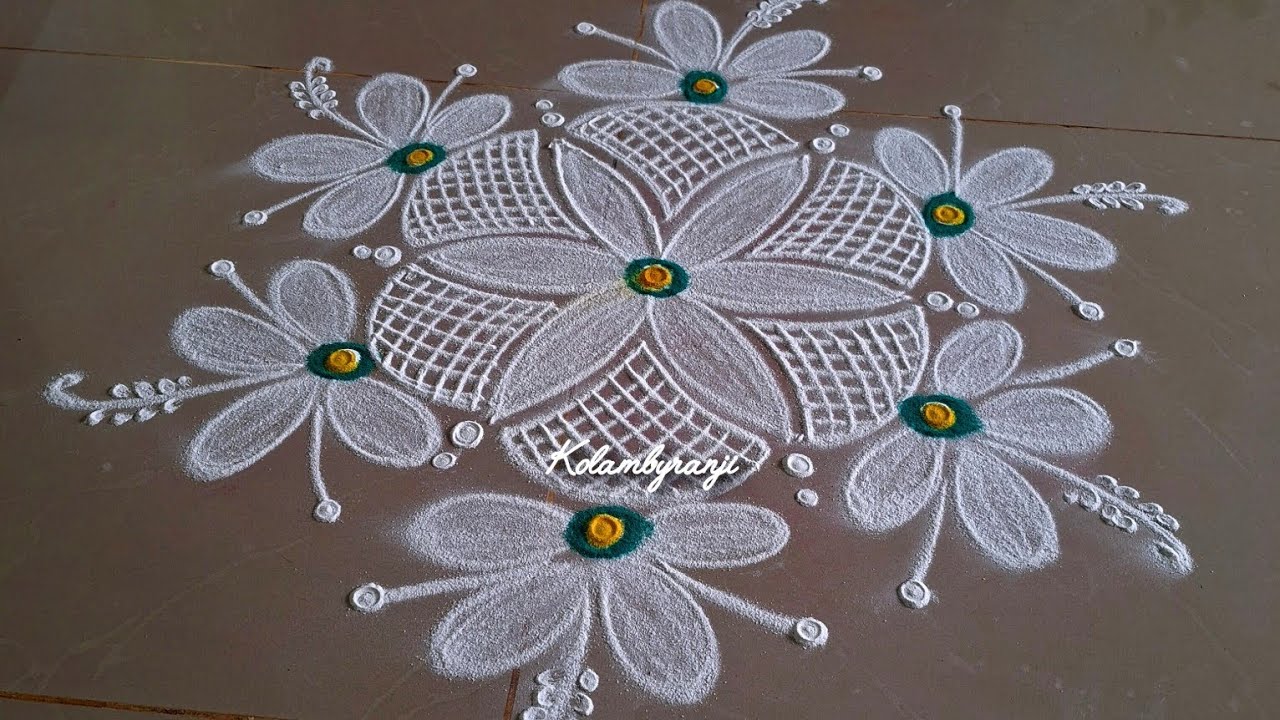 Dailymorning rangoli 🌺esay and simple rangolidesigns #margazhirangoli #muggulu ##easyrangoli 