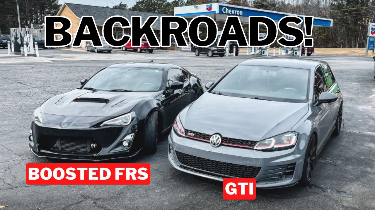 BOOSTED FRS AND GTI ON BACKROADS | Turbo Noises