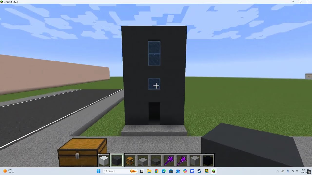 Minecraft | Pt 2. Making Town Houses | Just Getting Started :D