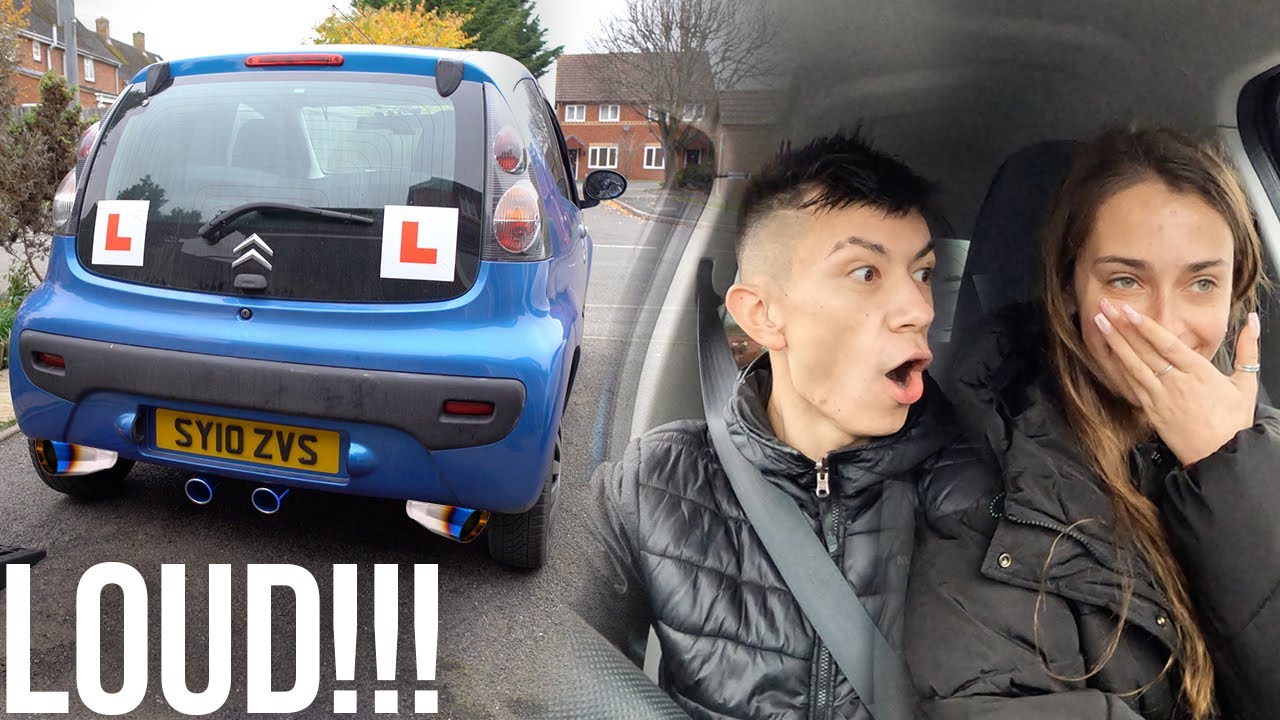 INSTALLING *LOUD* EXHAUST TO CITROEN C1 😎🤣