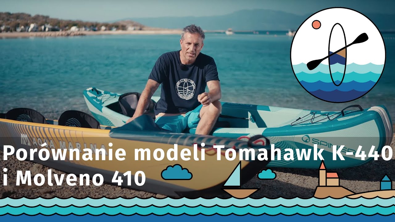 [WIOSLUJCIE.PL] Porównanie modeli Aqua Marina Tomahawk 440 i Spinera Molveno