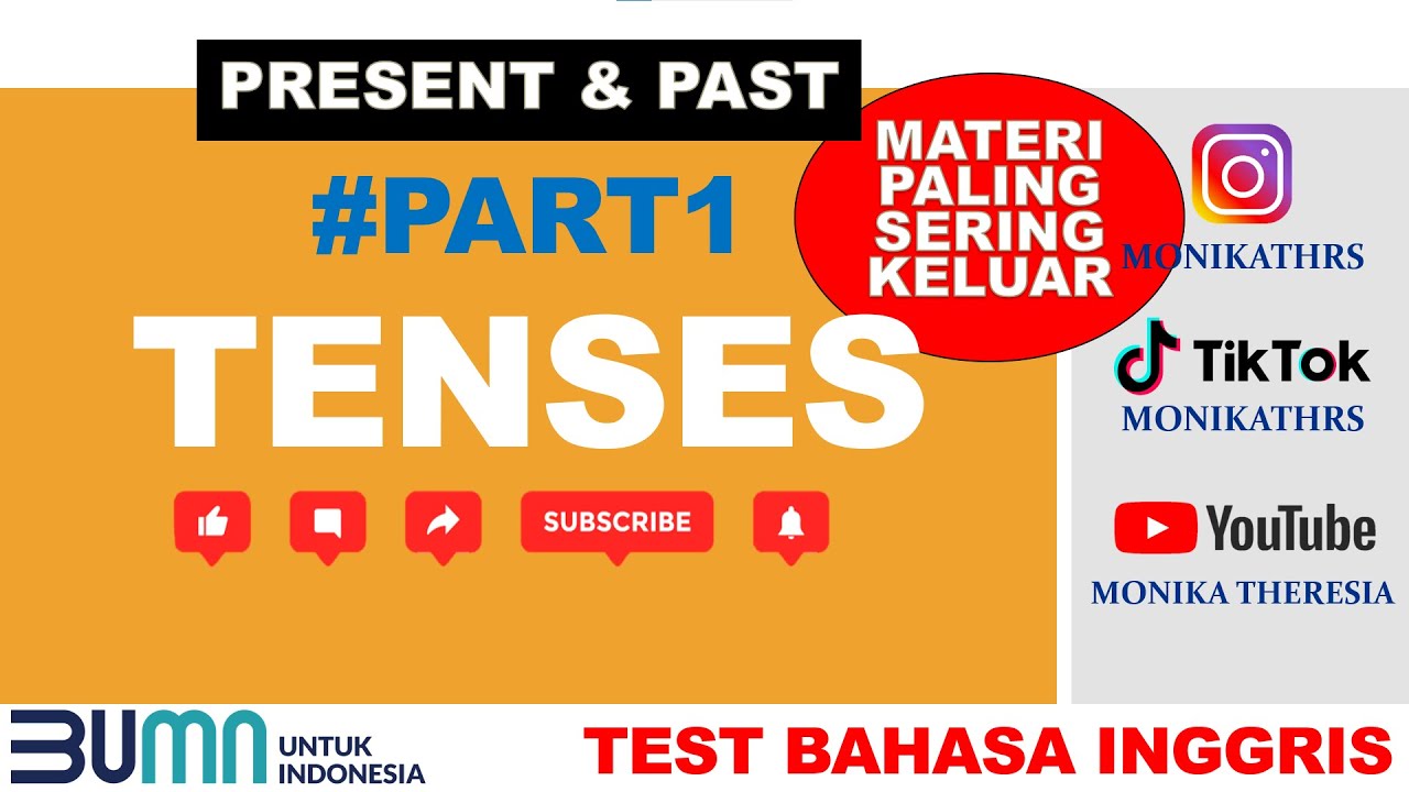 TBI #BUMN2024 | TENSES PART 1 | PEMBAHASAN LENGKAP + SOAL