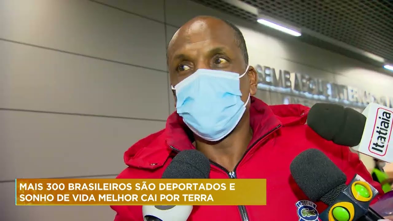 Voos com mais de 300 deportados dos EUA chegam em Confins (MG)