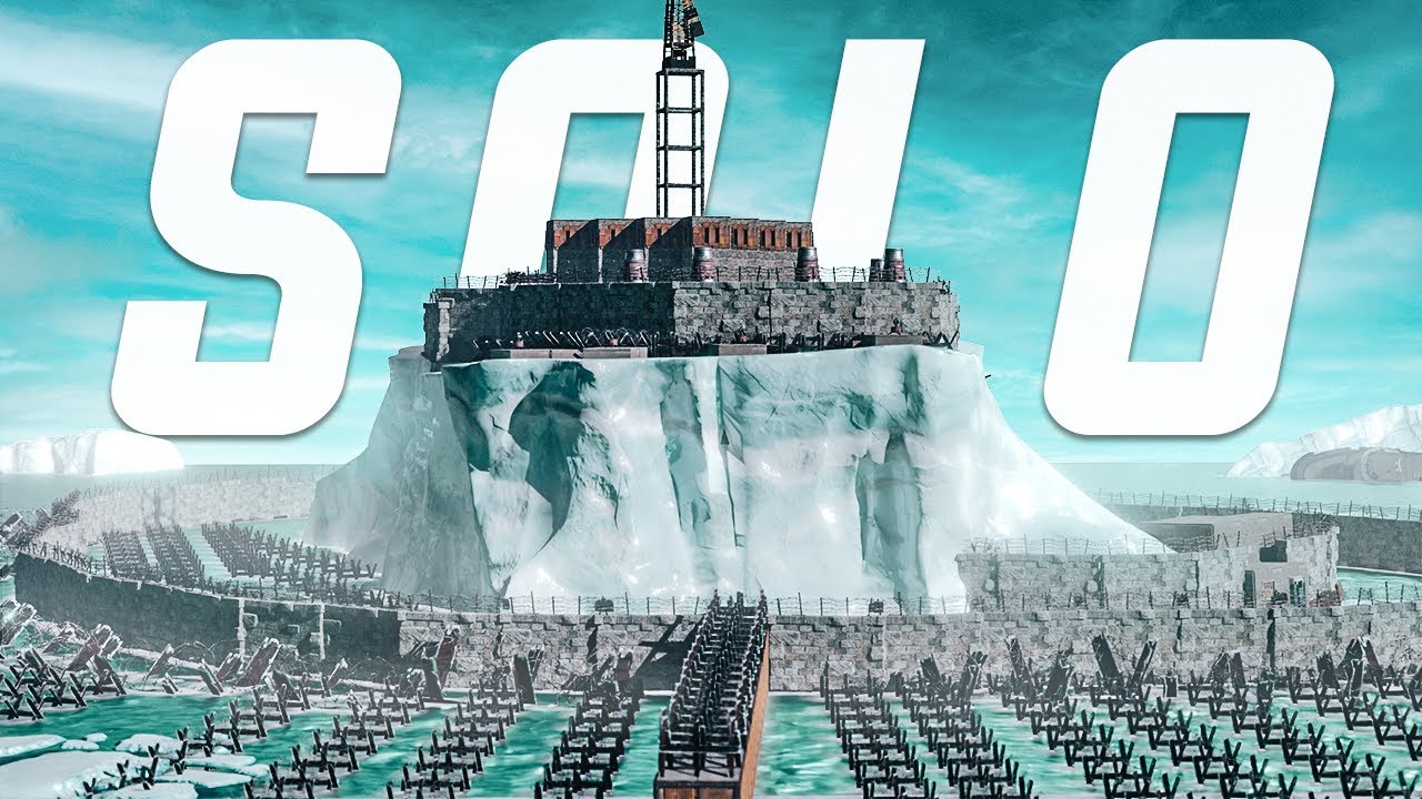 I BUILT A FORTRESS IN THE MIDDLE OF THE WATER! Rust