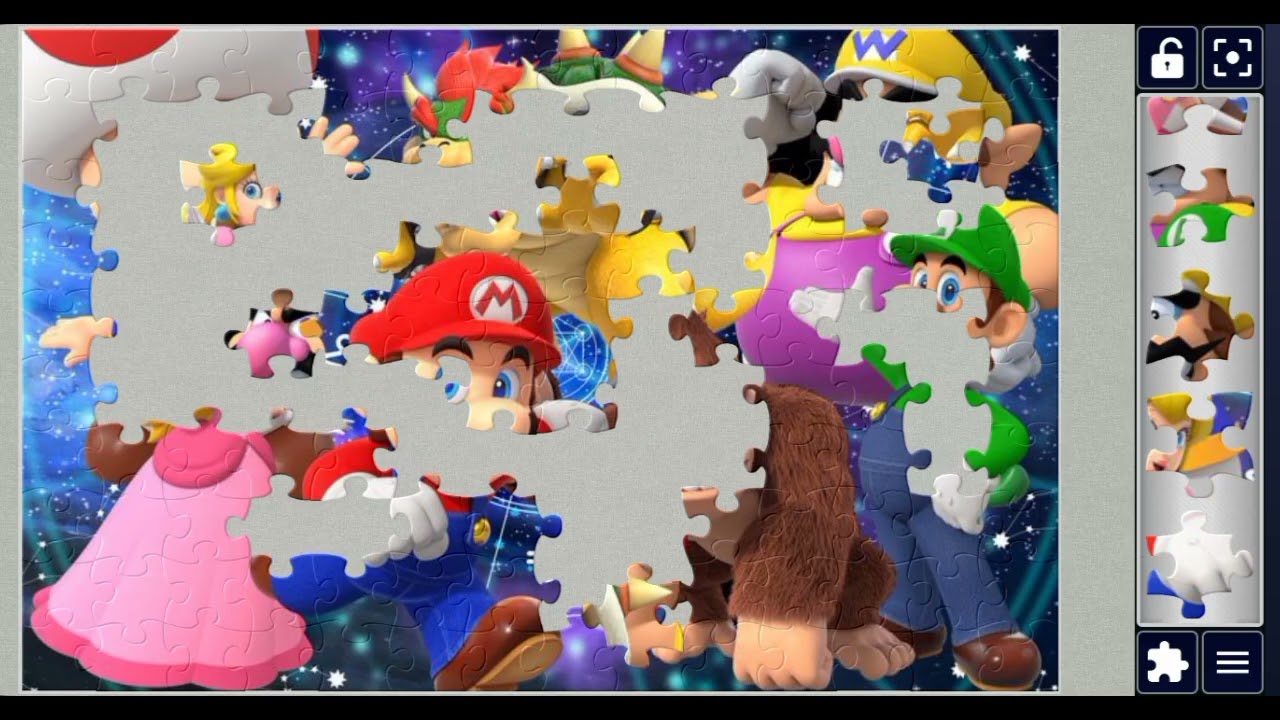 Mario Characters Group Portrait //Cartoon jigsaw puzzle 