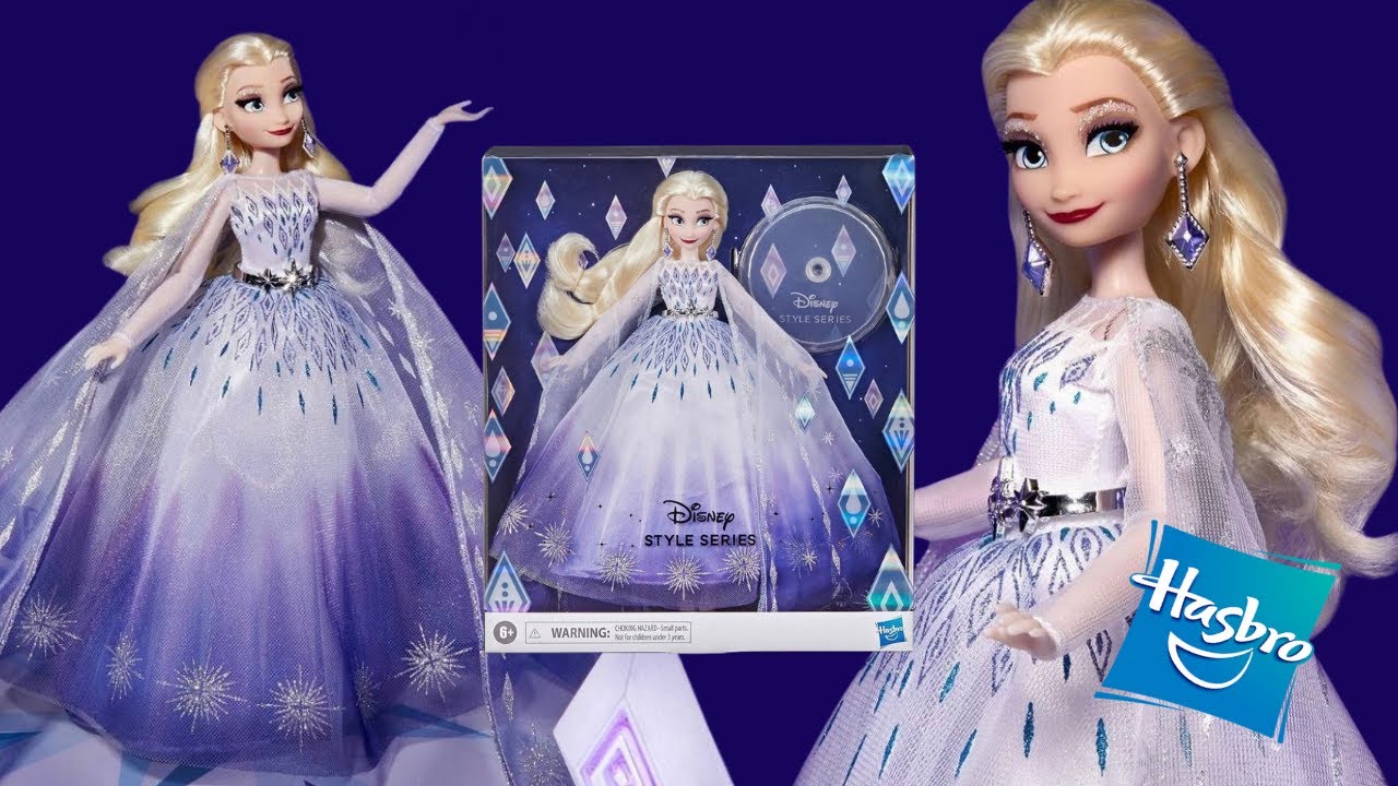 Elsa Disney Style Series Hasbro Doll Review and Unboxing!
