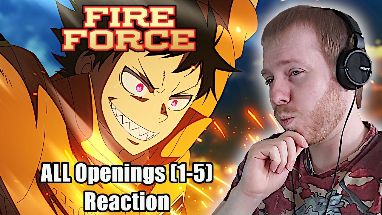 FIRST TIME Reacting to & RANKING ALL Fire Force Openings (1-5)