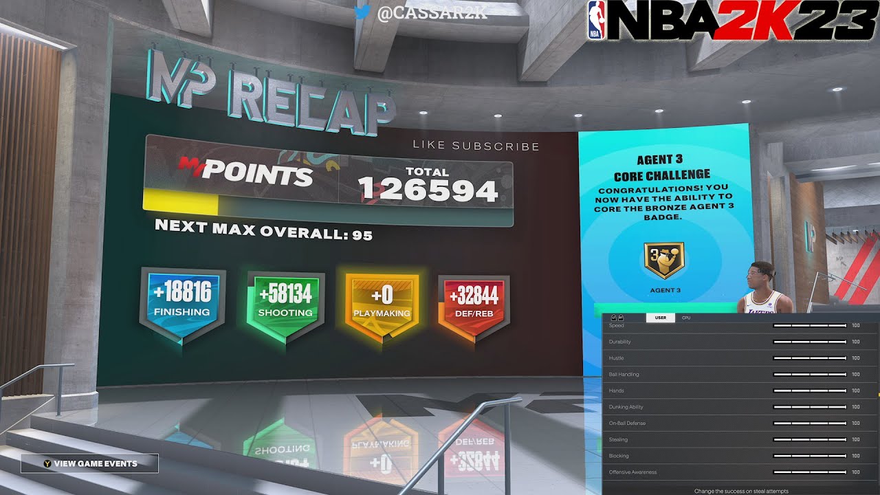 DEMIGOD BADGE GLITCH NBA2K23 - 100 GAME SLIDER GLITCH!  - MAX BADGES in UNDER 10 MINUTES...