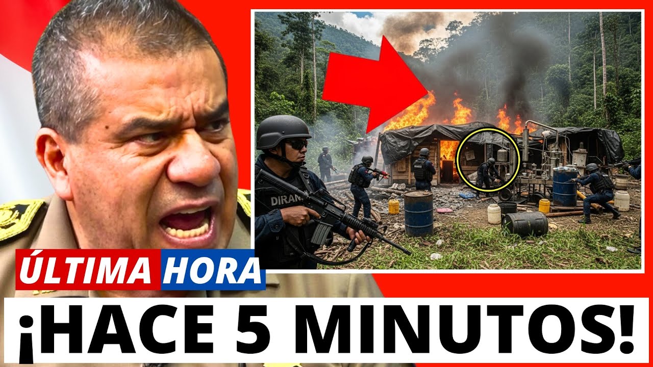 💥 OPERATIVO FULMINANTE: DIRANDRO DESTRUYE LABORATORIO DE COCAÍNA EN EL VRAEM 👊