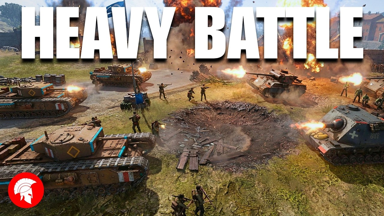 Churchill vs Panther & Brummbär! - 3vs3 - British Forces - Company of Heroes 3