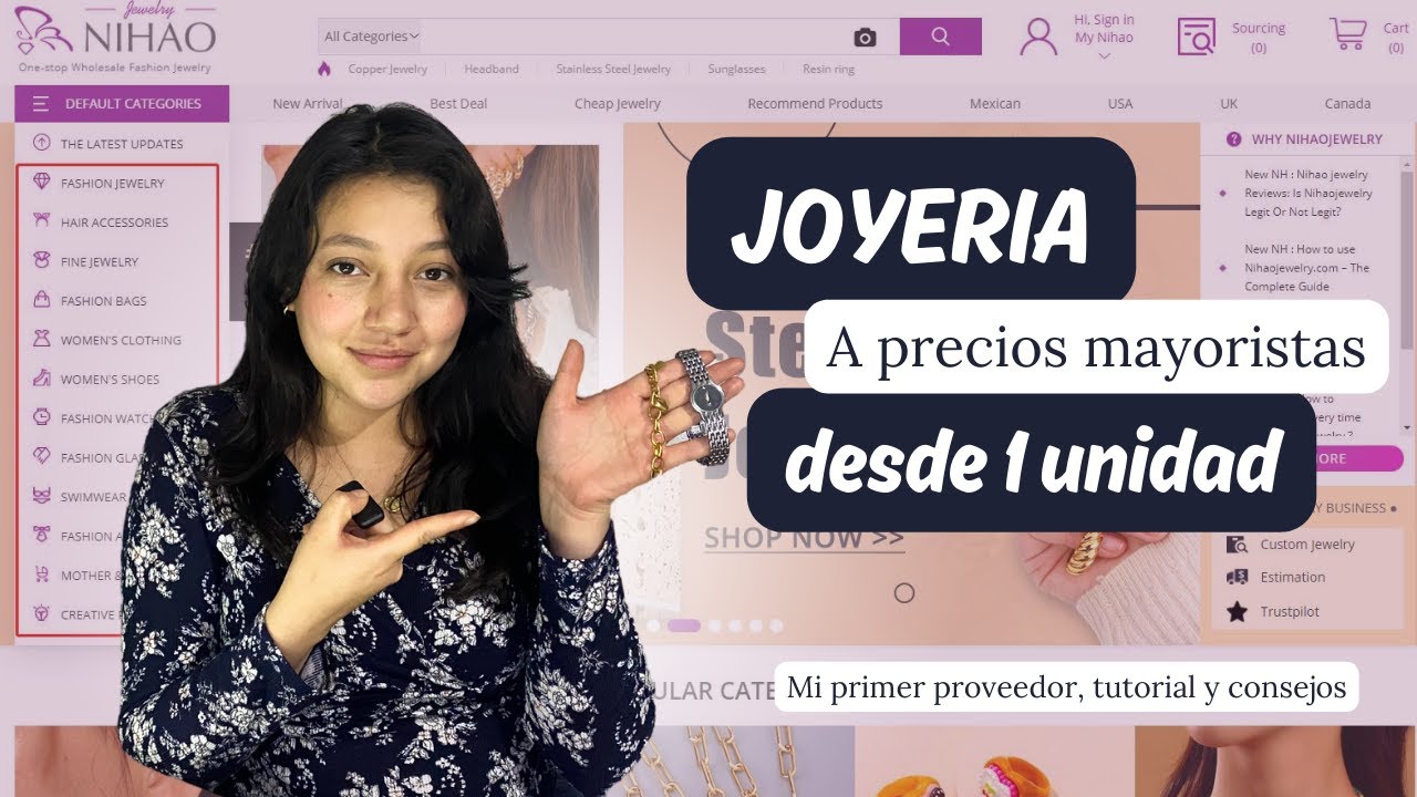 Emprende con joyeria a precios mayoristas - proveedor chino, Nihao Jewerly tutorial como comprar