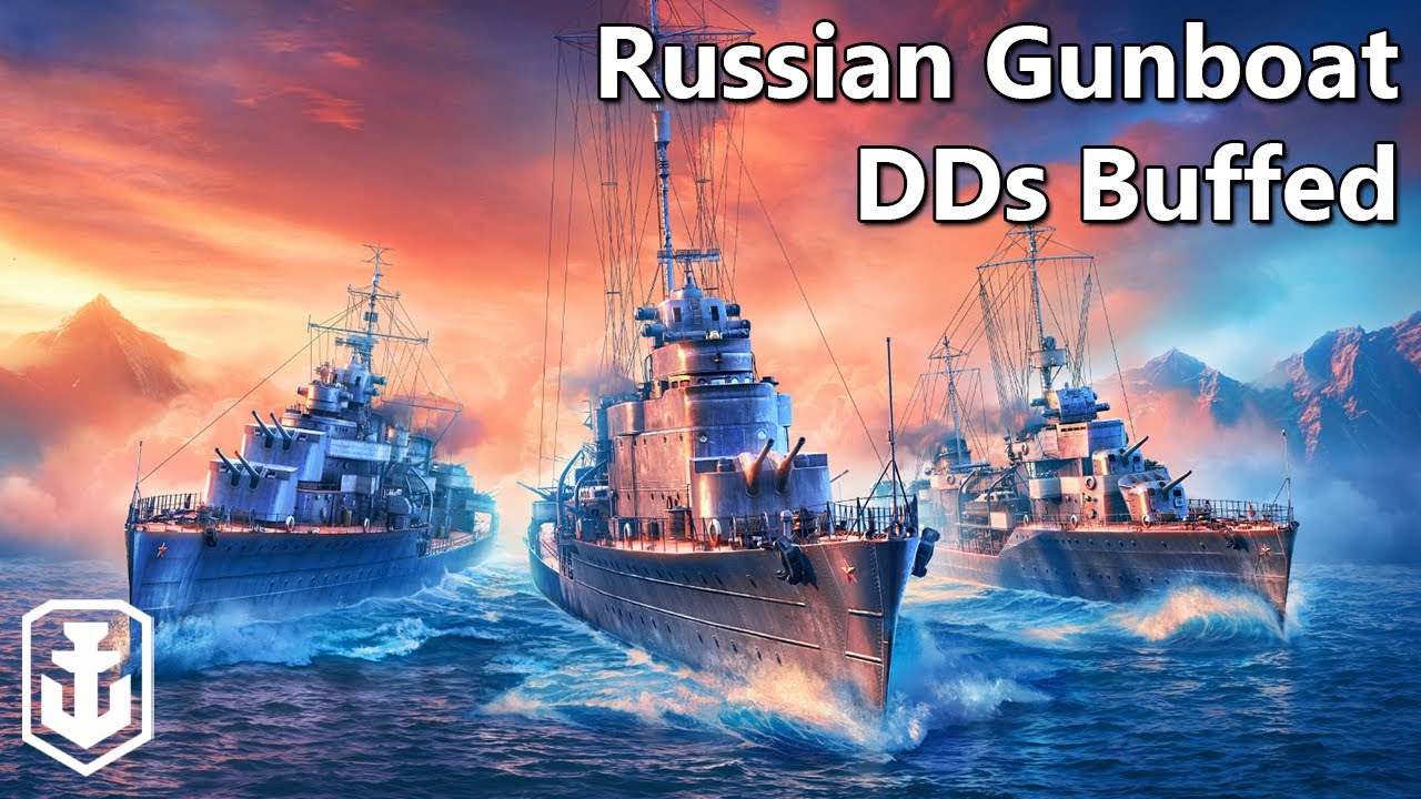 The Entire Russian Gunboat Line Was Buffed In Update 14.3 (World of Warships)