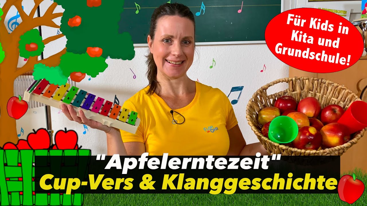 Klanggeschichte & CUP Vers "Apfelerntezeit" | Cup Song | Kita & Grundschule | Floh im Ohr TV