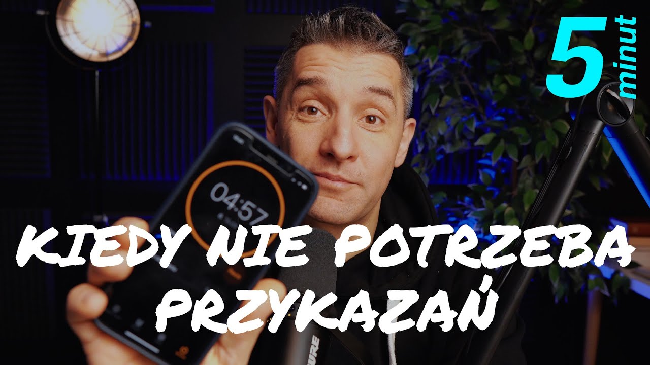 5 minut [#1] Kiedy nie potrzeba przykazań - szybkie inspiracje Michał Włodarczyk