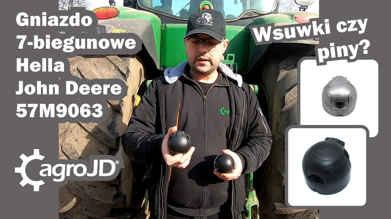 Gniazdo 7-biegunowe Hella John Deere 57M9063. Kr&oacute;tko i na temat o częściach do John Deere