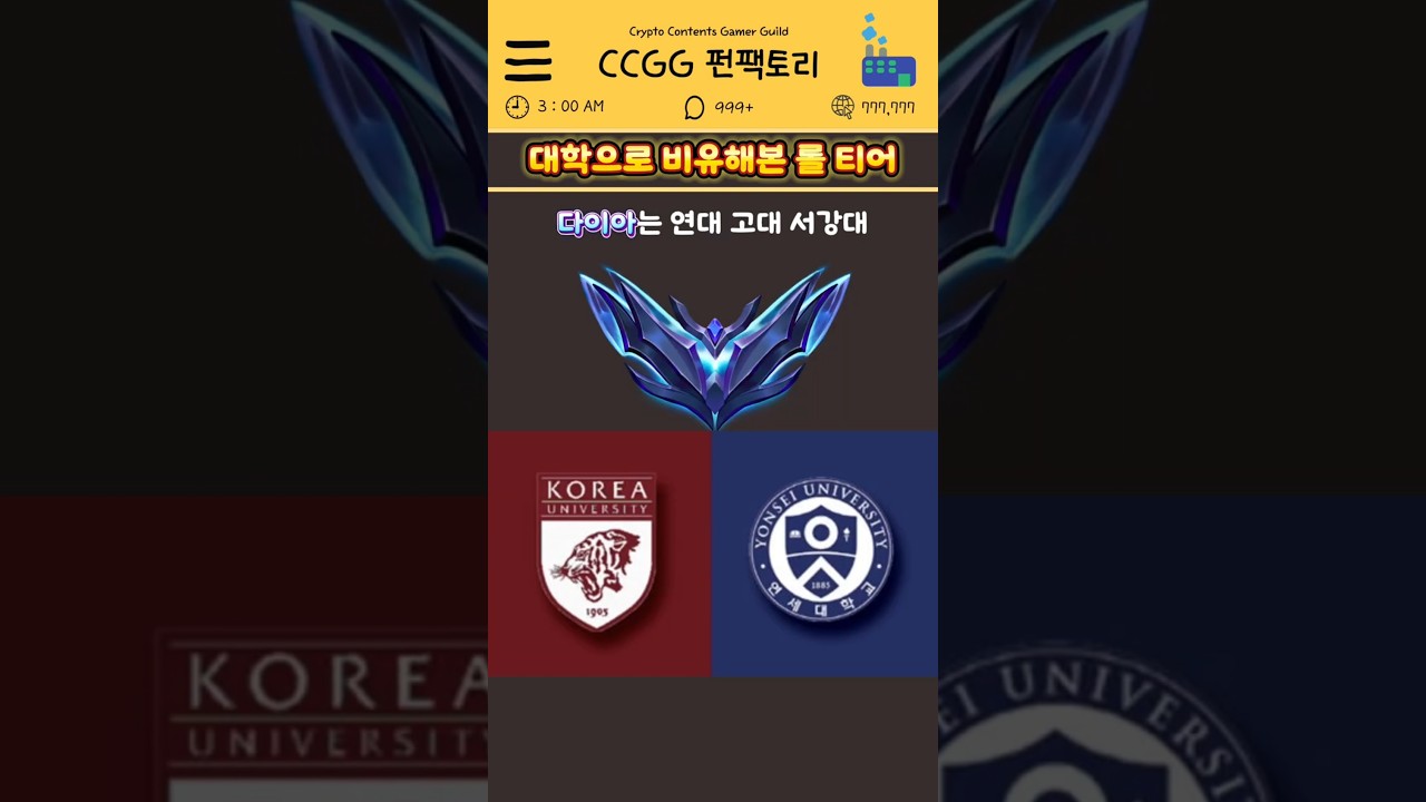 내 롤티어는 어느 대학교 정도일까?