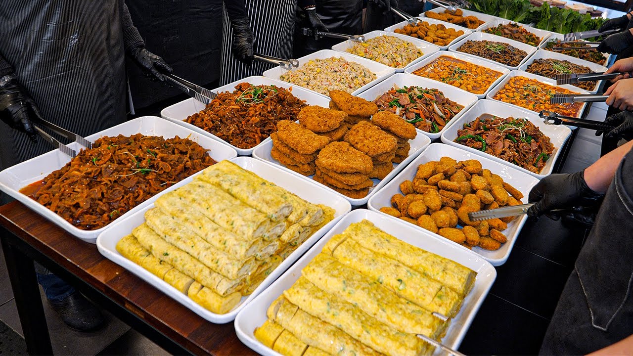 25가지 한식 무한리필이 9천원?! 사장님이 대장금이라고 소문난 갓성비 가정식 뷔페 Best unlimited Korean buffet - Korean street food