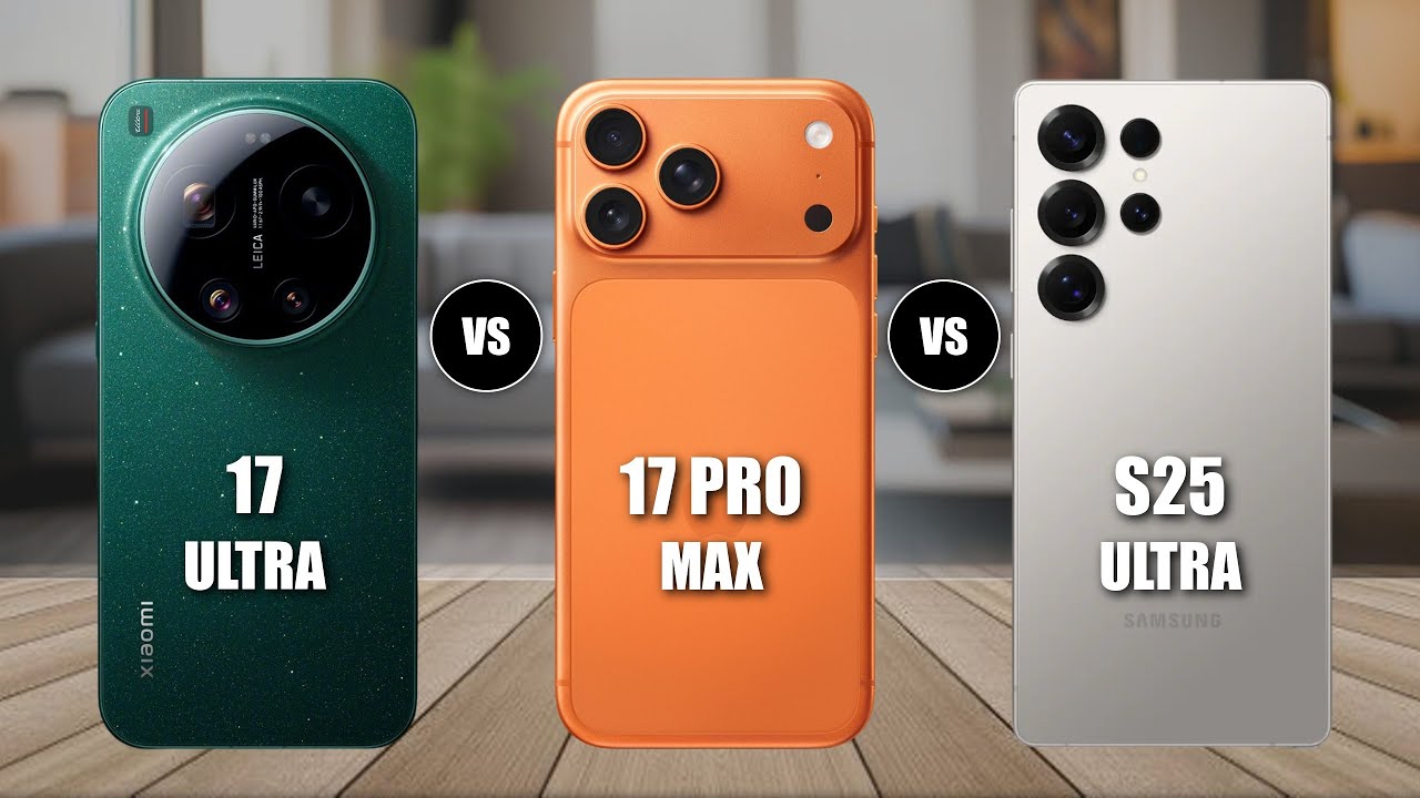 Xiaomi 17 Ultra Vs iPhone 17 Pro Max Vs Samsung Galaxy S25 Ultra