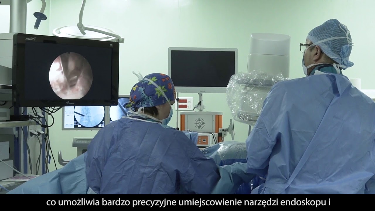 Endoskopowa operacja kręgosłupa