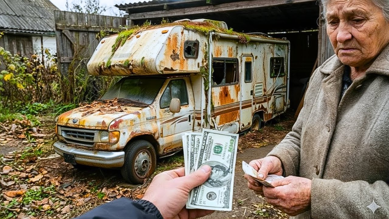 I Bought Abandoned Winnebago Minnie Winnie for ONLY $500! Grandma Sold Me Her VAN (Full Restoration)
