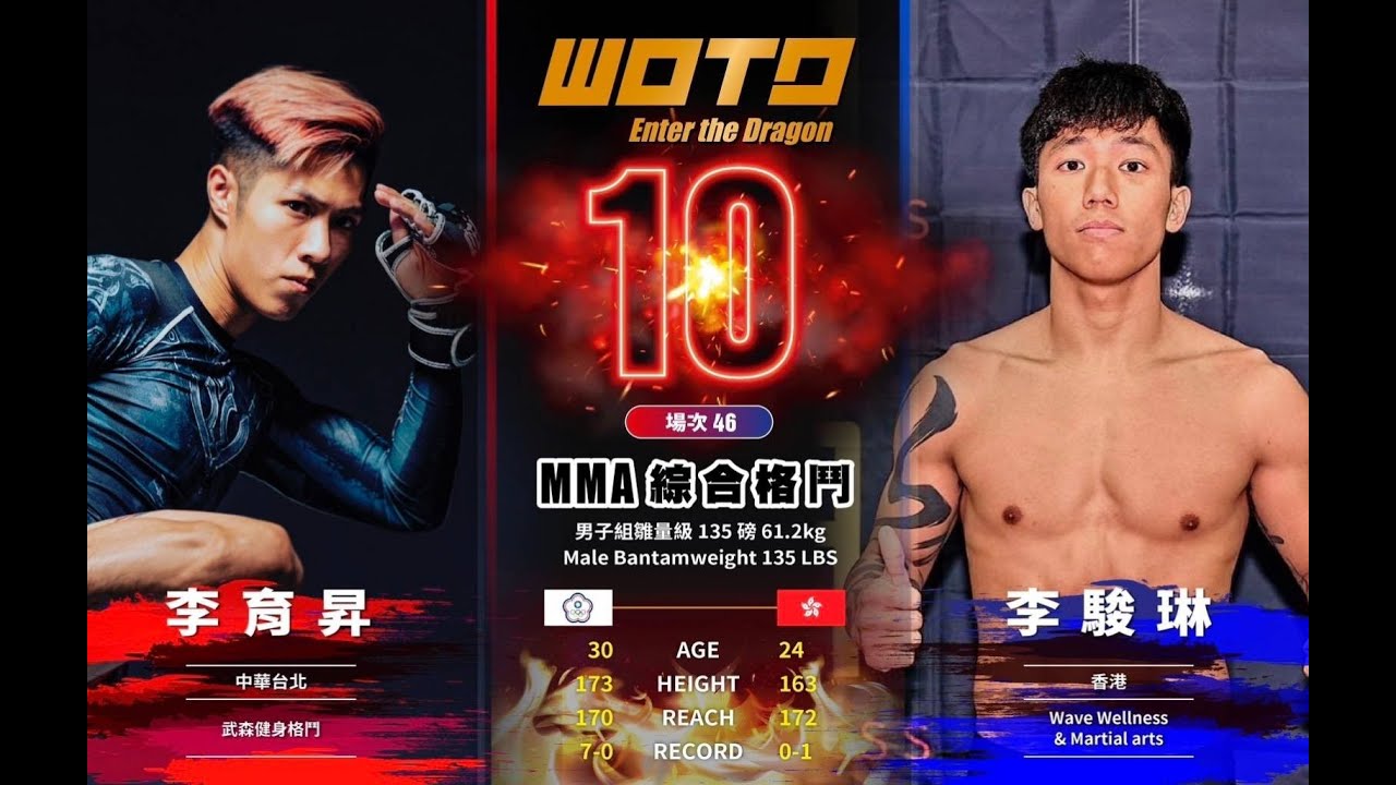 ［WOTD-ETD 10］Fight.46 李育昇 VS 李駿琳