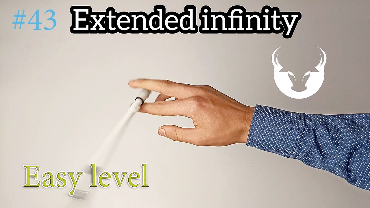 Extended infinity. Пенспиннинг обучение. Трюки с ручкой. Как крутить ручку. Penspinning tutorial.