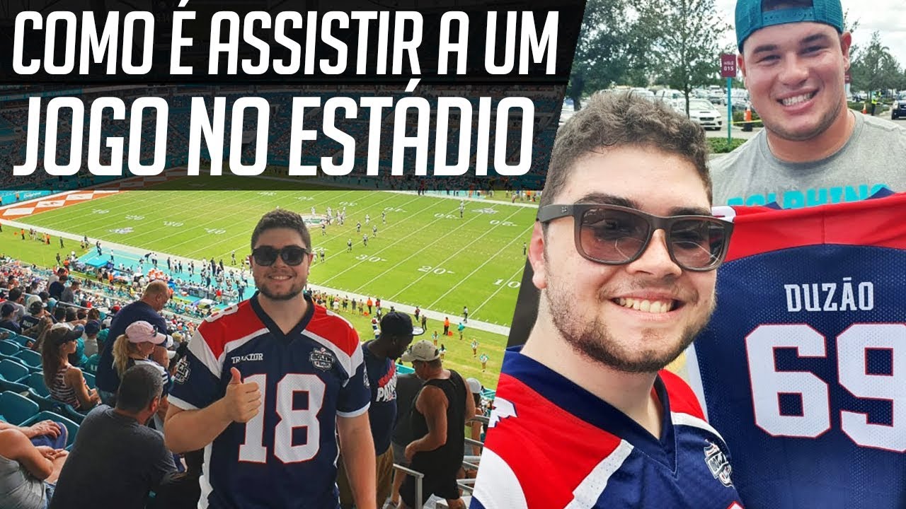 COMO É ASSISTIR A UM JOGO DA NFL NO ESTÁDIO