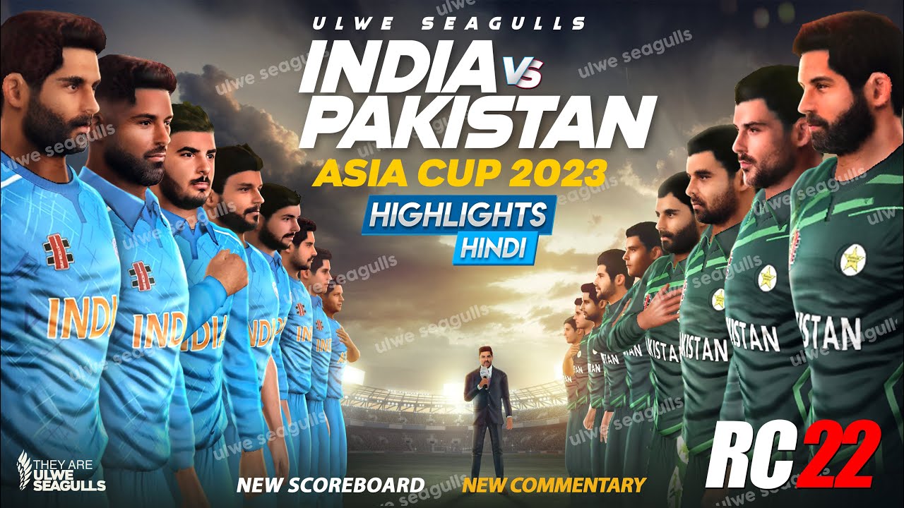 🇮🇳💪Индия против Пакистана, Кубок Азии 2023 в rc24 | Dream Cricket 2024 против Real Cricket 24 