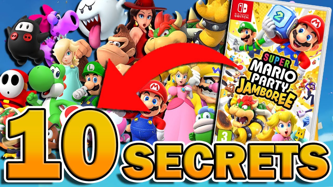 10 SECRET & EASTER EGGS SUR MARIO PARTY JAMBOREE