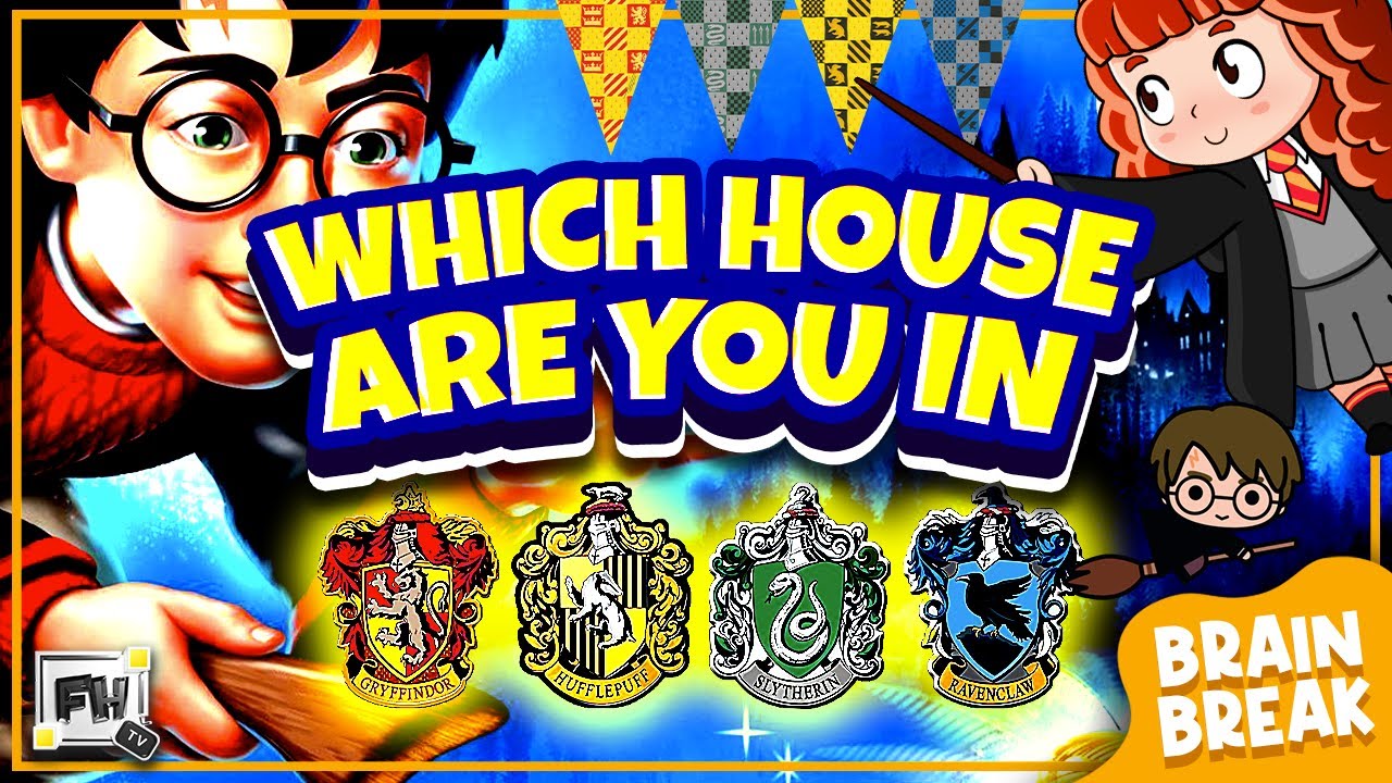 Hogwarts Legacy Houses: Which One Are You In? | Harry Potter Kids Brain Break | GoNoodle Inspired