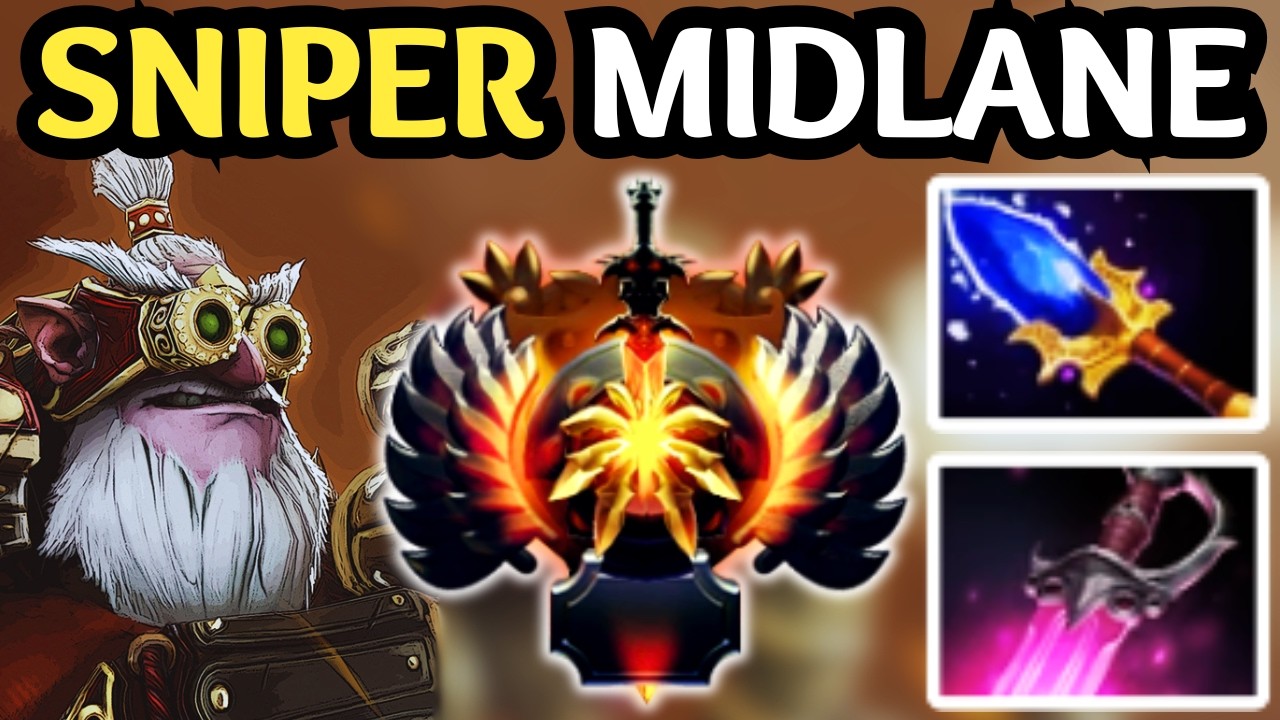 🔥 GODLIKE SNIPER MID &mdash; NO ONE CAN REACH DODGE DAMAGE MONSTER | DOTA 2 🔥