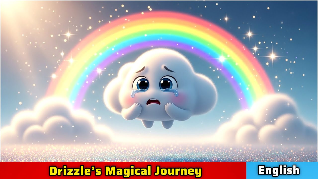 ‎🌦️ “When a Cloud Forgets to Rain | Drizzle’s Magical Journey