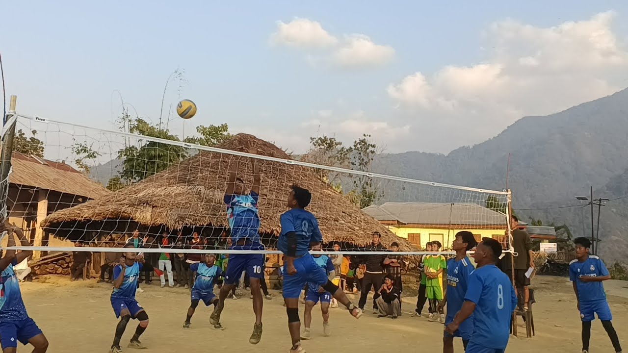 Votnu Vs ngoinu  colony#vollyball tournament at Jagan village longding Arunachal Pradesh India