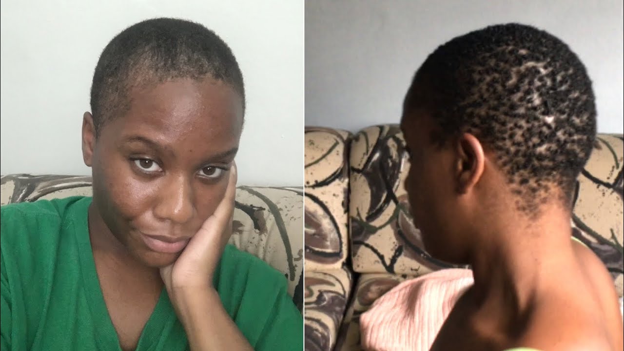 NATURAL HAIR  GROWTH/JOURNEY TIME LAPSE | 1 month | POST SHAVED HEAD | BIG CHOP UPDATE 2021