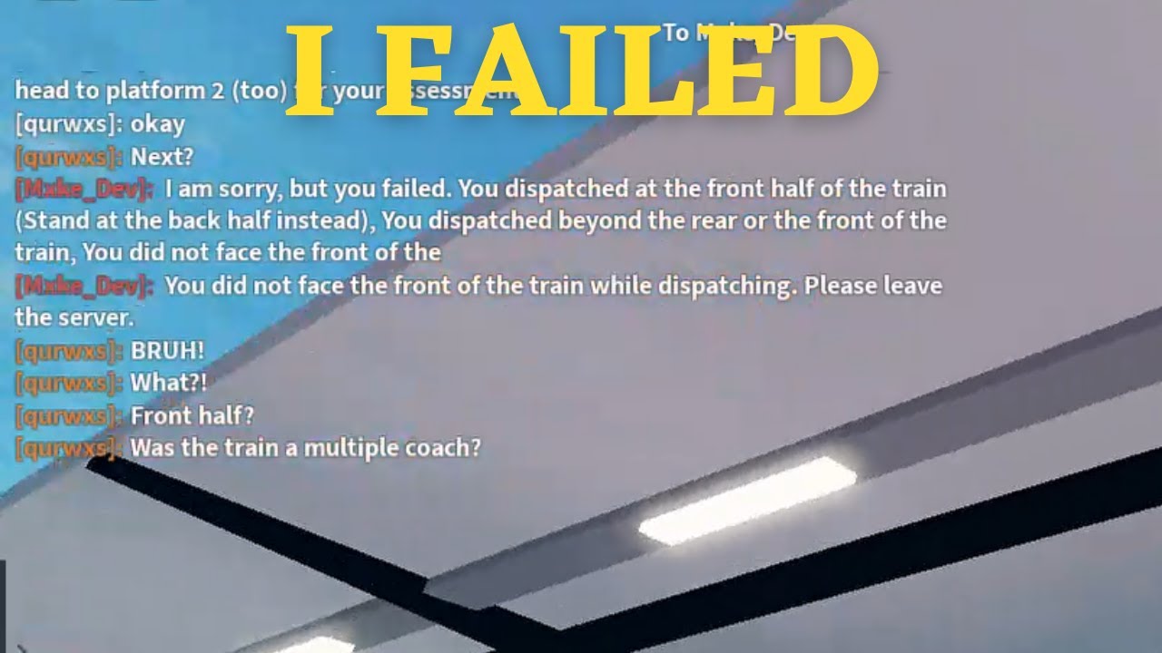 Roblox SCR DS Training Fail