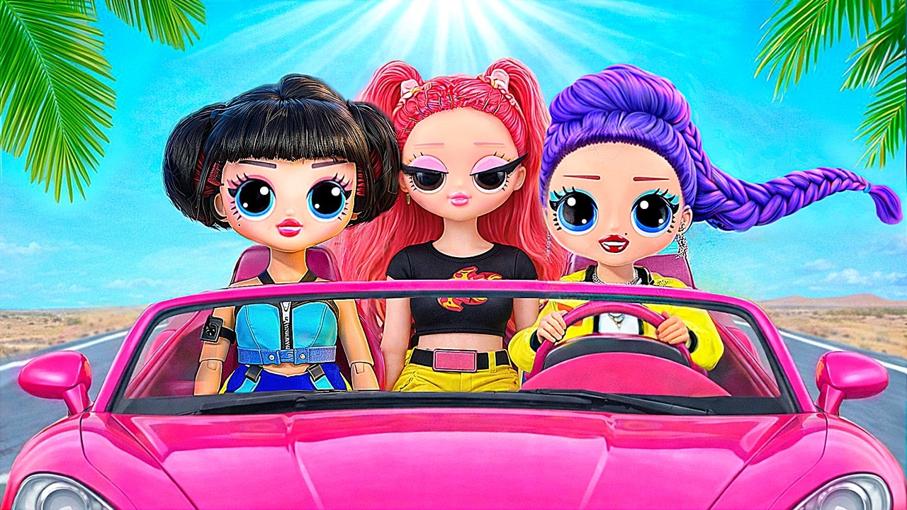 K-Pop Demon Hunters Vacation Glow Up! Rumi, Zoey & Mira 18 DIYs for Dolls