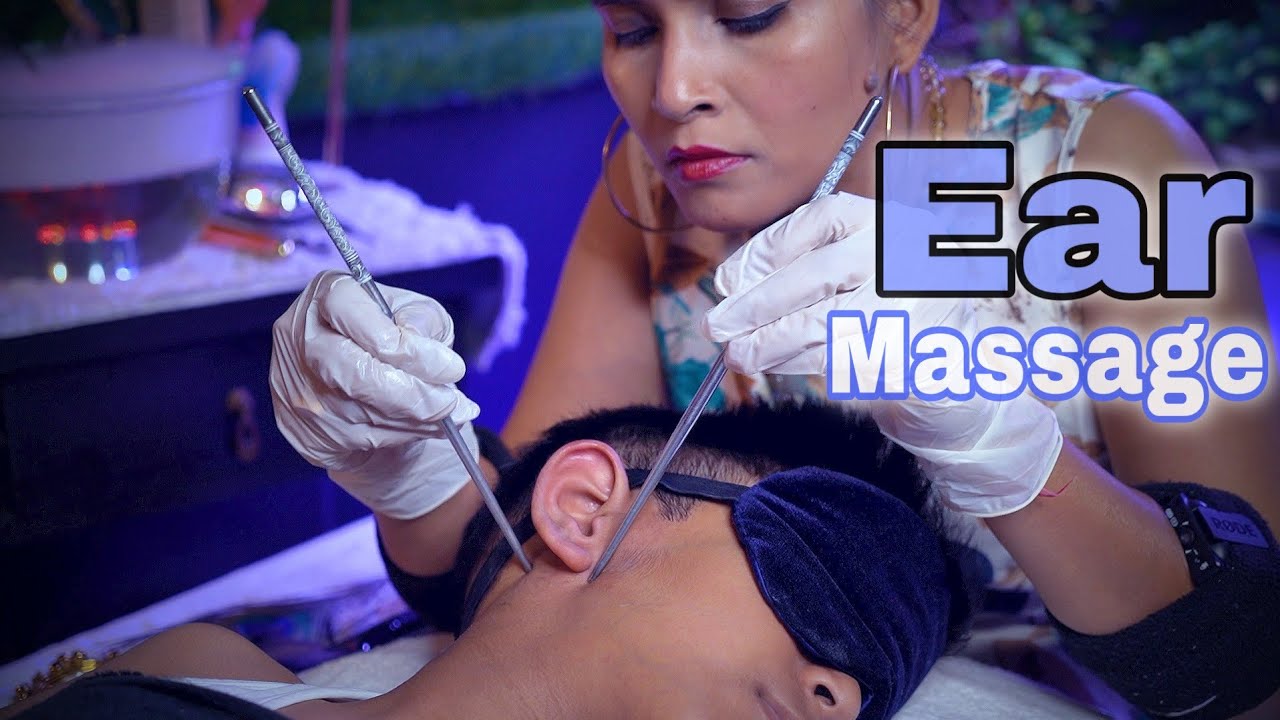 [ASMR]Intoxicating Ear Massage With Indian Lady Masseuse《Good Night🥰😘》