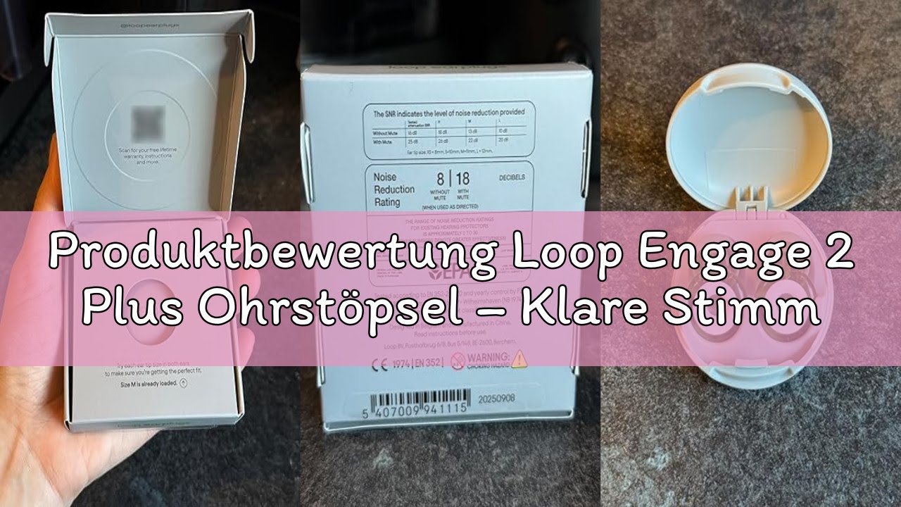 Produktbewertung Loop Engage 2 Plus Ohrstöpsel – Klare Stimme & Schutz vor Alltagsgeräuschen für Bei