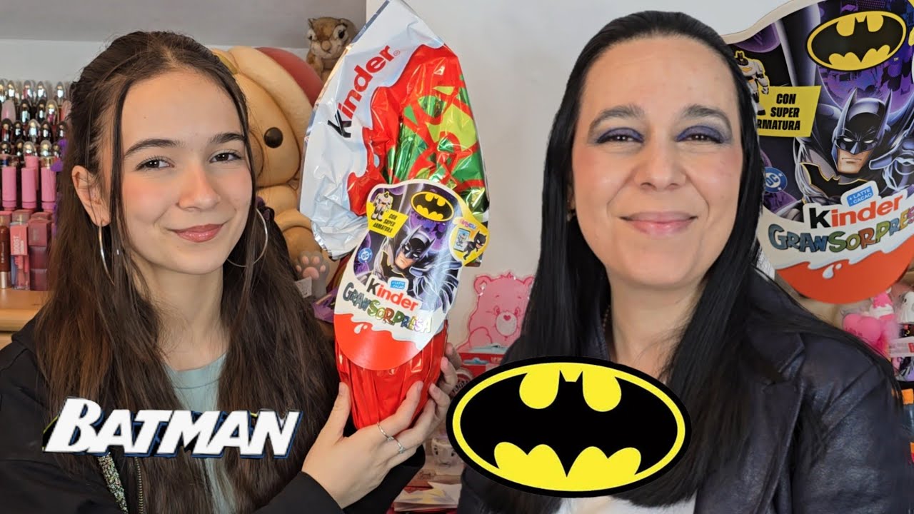 APRIAMO INSIEME L'UOVO DI PASQUA DI BATMAN KINDER GRANSORPRESA 2026 🦇