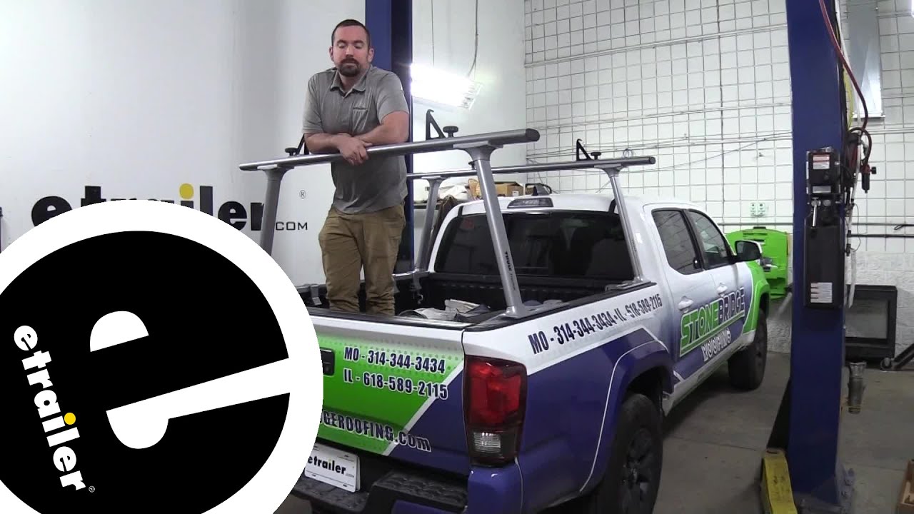 How to Install the Thule TracRac TracONE Ladder Rack for Toyota Tacoma on a 2021 Toyota Tacoma
