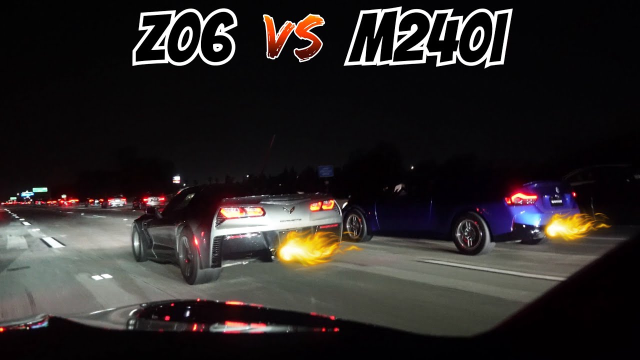 C7 Z06 Takes Gamble With Socal's Fastest M240i