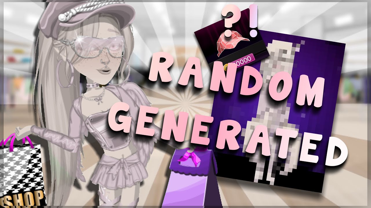 making a RANDOM generated outfit! | MOVIESTARPLANET 