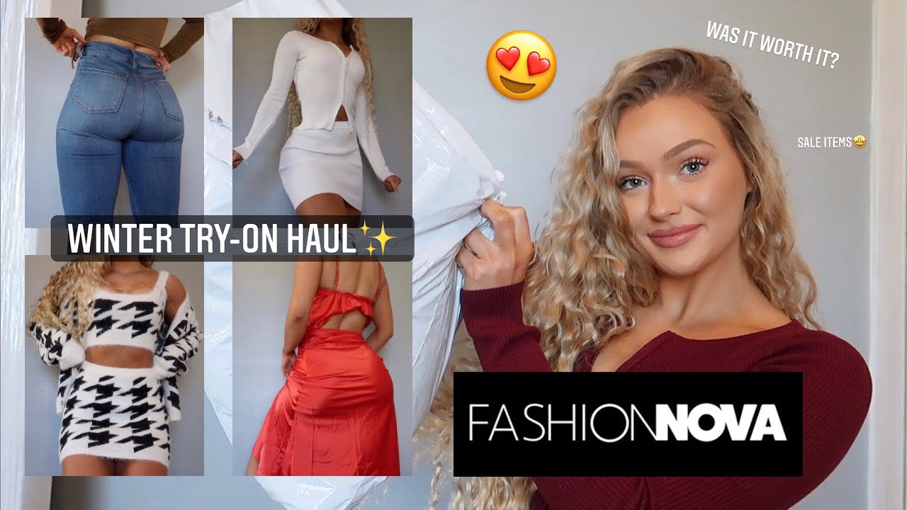 Примерка зимней одежды от Fashion Nova | Не спонсируется